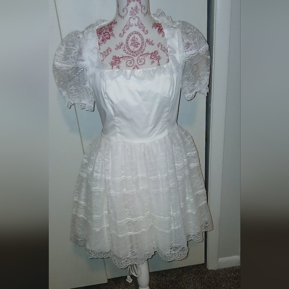 Delia*s Elegant White Lace Dress *SOLD OUT ONLINE*